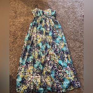 Women’s Ana Floral Print Maxi Dress - Sz XL
